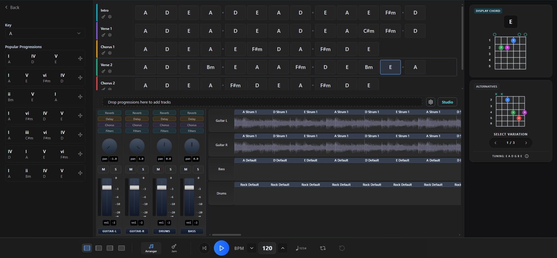 Chord Amigo App Interface